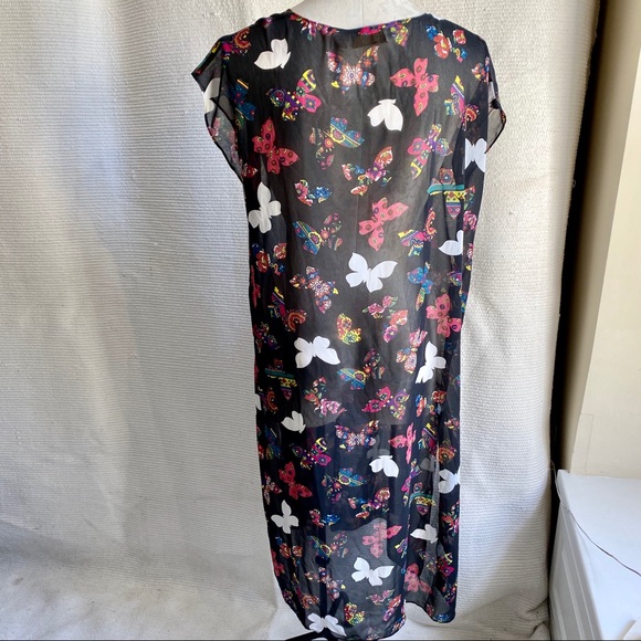 Victoria Secret Vintage 90s Butterfly Duster Robe - Picture 4 of 8